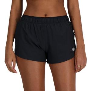 New Balance Women's Impact Run 5 Inch Short 22, Black, M