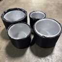 RYAN DVAN 432Hz 7-12 inch Crystal Singing Bowl Set of 7 with Free Carrying Case, Frosted Quartz Sound Bowls for Healing, Meditation,Yoga,Sound Therapy,Mindfulness,Relaxation & Stress Relief (White)