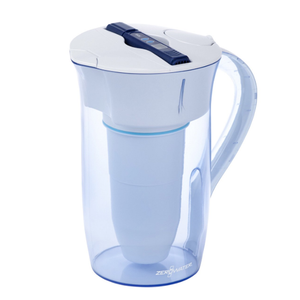 ZeroWater 10Cup Round 5Stage Water Filter Pitcher Dispenser with 5Stage 0 TDS Zero Water Filter â€“ IAPMO Certified to Reduce Metals, Chlorine, Lead, Chromium, and Forever Chemicals PFOA/PFOS