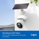 Tapo 4K Outdoor Pan/Tilt Wireless Security Camera - Battery with Solar Charging, 360 Motion Track, 24/7 Capture, Person/Vehicle Detection, Subscription-Free Local Storage or Optional Cloud, C660 KIT