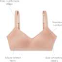 Warners Easy Does It Underarm-Smoothing with Seamless Stretch Wireless Lightly Lined Comfort Bra (Pink)