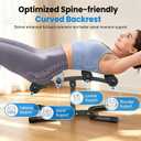 DERACY Mini Inversion Table with Rollers, Back Extension Machine