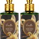 Vanilla Room Spray 2 Pack, 3.4oz/100ml Each  Long-Lasting Air Freshener & Odor Eliminator for Home, Bathroom, Bedroom & Office, Concentrated Room Spray