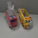 Fisher-Price Little People Toddler Toy School Bus Musical Push-Along Vehicle with 2 Figures for Pretend Play Ages 1+ Years