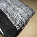60x24 Long Bathroom Rugs Washable Non Slip, Black Bath Mat for Bathroom Floor Tub, Soft Absorbent Quick Dry Mats for Shower,Bathtub,Home Decor