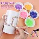 37000Pcs 32 Colors Resin Jelly Rhinestones for Bedazzling, 3mm Multicolor Flatback Gems for Crafting, Bedazzler Kit with 3Pcs 10ml B7000 Glue for Clothes Book Shoes Nails Art Makeup
