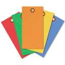 SmartSign (Pack of 1000) 4.75 x 2.375 inch Multi Colored Blank Tyvek Shipping Tags with Metal Eyelets, Size #5, 8 mil Thick Tyvek
