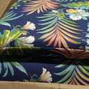 Arden Outdoor Deep Seat Cushion Set, 24x24, Blue Tropical