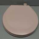 Bemis 500EC 063 Toilet Seat with Easy Clean & Change Hinges, 1 Pack Round, Venetian Pink