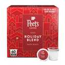 Peet's Coffee, Dark Roast Keurig K-Cup Pods - Holiday Blend 60 Count (6 Boxes of 10 K-Cup Pods)Best By: 08.09.2026