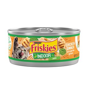 (12 pack) Purina Friskies Chunky Chicken Dinner, Wet Cat Food, 5.5 oz Cans, 24 Pack BBD: 06-2028