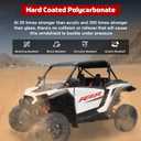 Half Windshield for 2025 Polaris RZR XP 1000, Polycarbonate UTV Front Clear Half Windscreen for Polaris RZR XP 1000 / XP 4 1000 2024+ Accessories, Shock Resistant Prevents Rocks Wind Debris