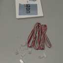 10 Packs Solderless LED Strip Connector, Transparent Track Lighting Connectors, Wire Strip Lights, 16.4 Feet LED Strip for LED Pin Connector (3 Pin, 10 mm) (Cute)