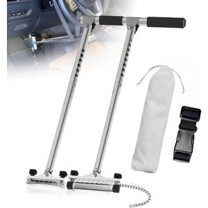 Bud K Driving Hand Controls for Disabled Drivers - Universal Automotive Handicap Assist Device for Left or Right Hand, Tool-Free No Drill Installation for Cars, Trucks & SUVs