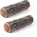 HYSEAS Decorative Round Throw Pillow, 3D Digital Print Comfortable Kids Funny Cute Wood Log Pillow Cylinder Floor Cushion for Home, Couch, Sofa, Bedroom, Living Room Decor, Trunk, 2 Pack