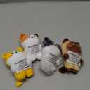 4 Pcs Positive Cat with Inspirational Card Stuffed Animals Plush Toy Emotional Gift for Women Men Employee Coworker Desk Decor Easter Basket Stuffer Gift for Cat Lovers