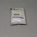 Aiyufeng White Sheer Curtains for Living Room 45 inch Length 2 Panels Set, Rod Pocket Semitransparent Balance Privacy & Light Vertical Sheer Drapes for Bedroom, W40 x L45