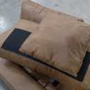 Telora Caramel Chair and 
Emerald Home Furnishings LakeView Presley Sofa - Brown