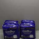 LivDry Adult Incontinence Underwear, Overnight Comfort Absorbency, Leak Protection (XXX-Large (40 Count))