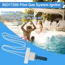 R0317200 Pilot Gas System Ignitor Compatible With Zodiac Jandy Lite2LD Pool and Spa Heater 125, 175, 250, 325, 400 Hot Surface Ignitor Replacement Kit