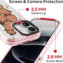 Bouvardia for iPhone 17 Case, Cute Girly Design for Women, Shockproof & Aesthetic, Capybaras