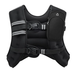 ZELUS Weighted Vest, 20lb Weight Vest with Reflective Stripe for Workout, Strength Training, Running, Fitness, Muscle Building, Weight Loss, Weightlifting