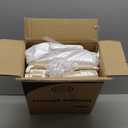 KHNR 2-Tiers Slim Bathroom Storage Cabinet, Foldable Storage Cabinets,Narrow Bathroom Storage,Movable Bathroom Storage Organizer for Small Spaces,Bathroom,Kitchen,Laundry,Cream White