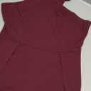 MUSHARE Women's Halter Neck Sexy Split Cocktail Party Maxi Long Formal Dress (Large, Burgundy)