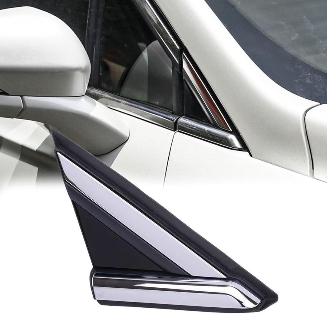 Front Mirror Corner Triangle Fender Cover Rearview Triangle Trim Panel for Ford Fusion 2013 2014 2015 2016 2017 2018 (Right (Passenger) Side)