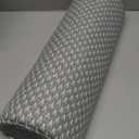 5 STARS UNITED Knee Pillow for Back Sleeping  Memory Foam Cushion for Sciatica Pain Relief  Under Leg Support for Sleeping on Back  Half Moon Bolster for Bed, Gray (Standard, Grey)