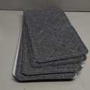 Non Slip Stair Treads for Wooden Steps, 8" X 30" Stairs Carpet Treads Indoor with Reusable Peel and Stick Adhesive for Kids Elders and Pets -4 Pack (Dark Grey)