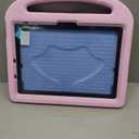 Kids Case for iPad A16 11th Generation 11Inch 2025/ iPad 10th Generation 10.9Inch 2022, Sanyetral Lightweight Cover with Screen Protector/ Pencil Holder/ Handle/ Stand for iPad 10th/ 11th -Light Pink