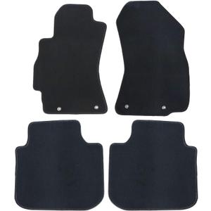 GXARTS Waterproof CAR Premium Black Carpet Floor Mats Full Set for Cars Compatible with Subaru Outback Legacy 2015 2016 2017 2018 2019 | All-Weather Protection, with Anti-Slip Buckle