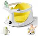 Baby Bath Seat for Babies 6 Months & Up  Bathtub Seats for Babies Sitting Up with Rinse Cup, NonSlip, Comfortable, Infant Bath Essentials, Yellow