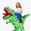 MT MENGTONG Inflatable Dinosaur Costume Kids Riding T Rex Blow up Halloween Costume Funny Party for Boys/Girls XS