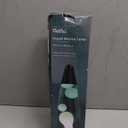 Magma Liquid Motion Lamp with Black Base for Adults Blue Lamps with White Wax for Kids Mood Lamps Perfect Presents for Christmas Thanksgiving Day NightLight with 25W Bulb (13")