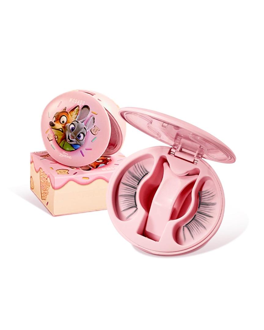 WOSADOZootopia1 Soft Magnetic Eyelashes Kit with Applicator, Disney [Nick] 21.5mm Reusable Glue-free Wispy Magnetic Lashes, Cruelty-free False Lashes, Waterproof, Lightweight, Suit for Heavy Makeup (1 pair (Pack of 1))