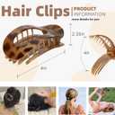 4-Pack Duckbill Hair Clips for Women,Flat Claw Design,Solid Color,Casual Elegant for Thick or Thin Hair,Suitable for All Hair Lengths