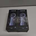 2 x Handheld Fan, Portable Turbo Fan, Mini Small Pocket Fan with 5 Speeds Perfect for Camping, and Outdoor Activities. Rechargeable 3000mAh Battery and Digital Display, Ideal Gift, Travel Essentials