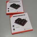 2 x Charging Dock for Nintendo Switch 2 Controller, [4 Game Card Storage Slot] [RBG LED Indicators] 4 in 1 Magnetic Controller Fast Charger Station Dock for Nintendo Switch 2 Accessories