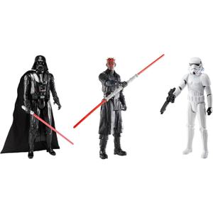 STAR WARS Clash of The Dark Side, 12-Inch Action Figure Set, 3-Pack of Figures & 4 Accessories, Toys for Kids Ages 4 and Up, 30 cm