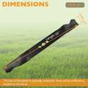 HQPASFY 2105300125A Lawn Mower Blade, Fit for MNA152505 MNA152701, Blade Compatible with Hyper Tough 20" Lawn Mower Deck, 1 Pack