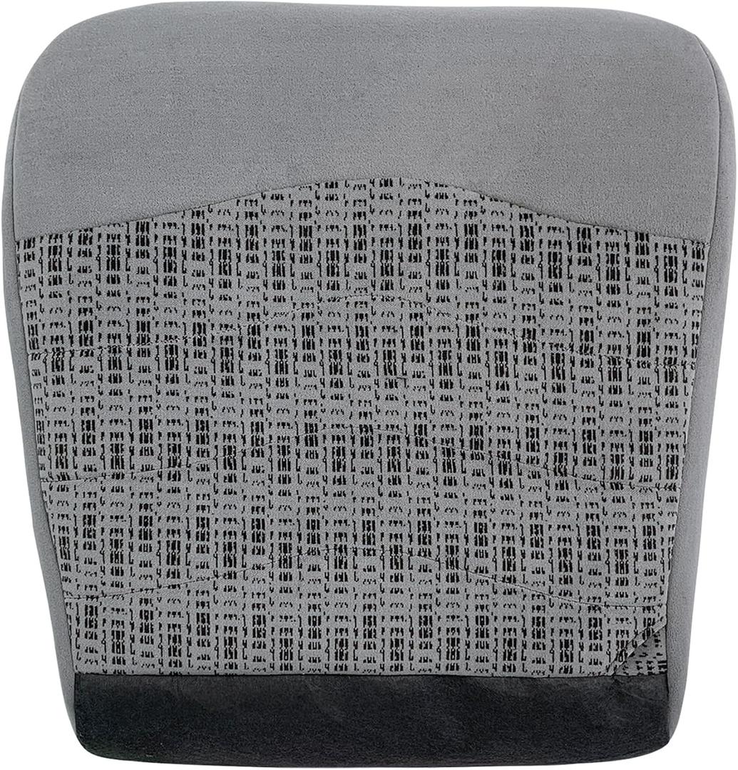 WFLNHB Cloth Driver Side Bottom Seat Cover Gray Replacement for F250 F350 F450 F550 XLT 1999 2000
