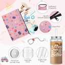 Mimorou 30 Pcs 2026 Nurse Week Gifts for Women Appreciation Gifts Bulk 13.5 oz Nursing Plastic Tumblers with Straw Lid Cosmetic Bags Socks Inspirational Notepad Keychains for Nursing Student Ot Month
