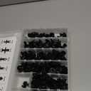 240 Piece Plastic Automotive Fastener Assortment Kit, Body Trim Rivets Push Connectors