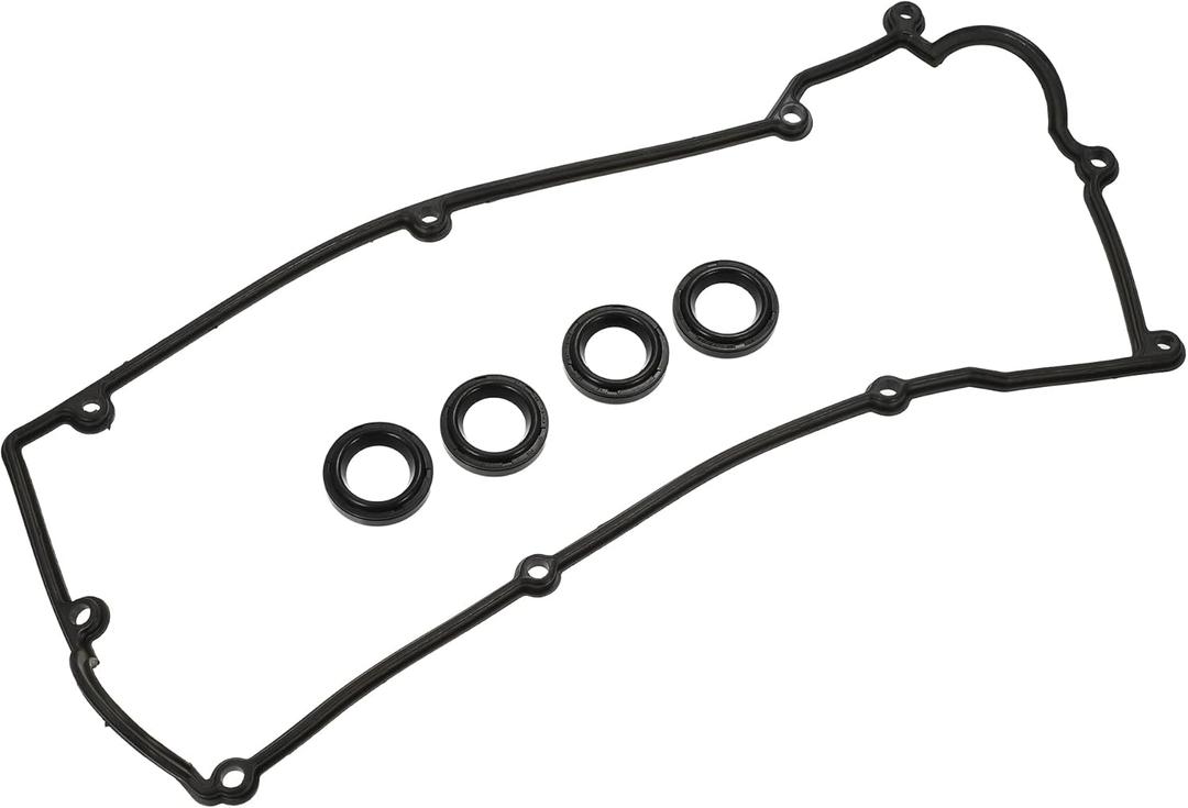 X AUTOHAUX 1 Set VS50593R Engine Valve Cover Gasket for Hyundai Accent Base 2003-2004 for Hyundai Accent GL 2001-2004
