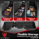 Under Seat Storage Compatible with 2019-2026 Dodge Ram 1500 Crew Cab New Body Style (Not for Classic), Upgraded Rear Underseat Organizer Cargo Box