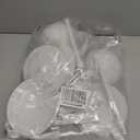 Geelin 4 Pack Wig Stand 9.8"-18.9" Adjustable Height Wig Head Holder Non Slip Portable Hat/cap Display Stand for Multiple Wigs(White)