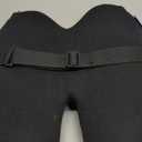 C CUSHION LAB Extra Dense Lumbar Pillow - Patented Ergonomic Multi-Region Firm Back Support for Lower Back Pain Relief - Lumbar Support Cushion with Strap for Office Chair, Car, Sofa, Plane - Black