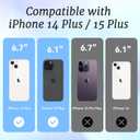 for iPhone 14 Plus & iPhone 15 Plus Case, Romantic Coastal Collage, Romantic Soft Slim TPU Compatible with MagSafe, Military-Grade Drop Protection & Camera Protection for Women Girls Ocean